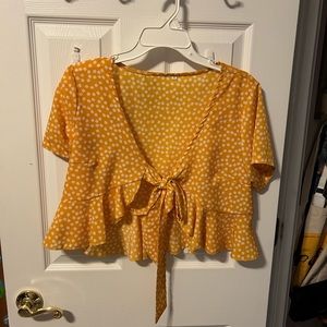 Yellow summer top